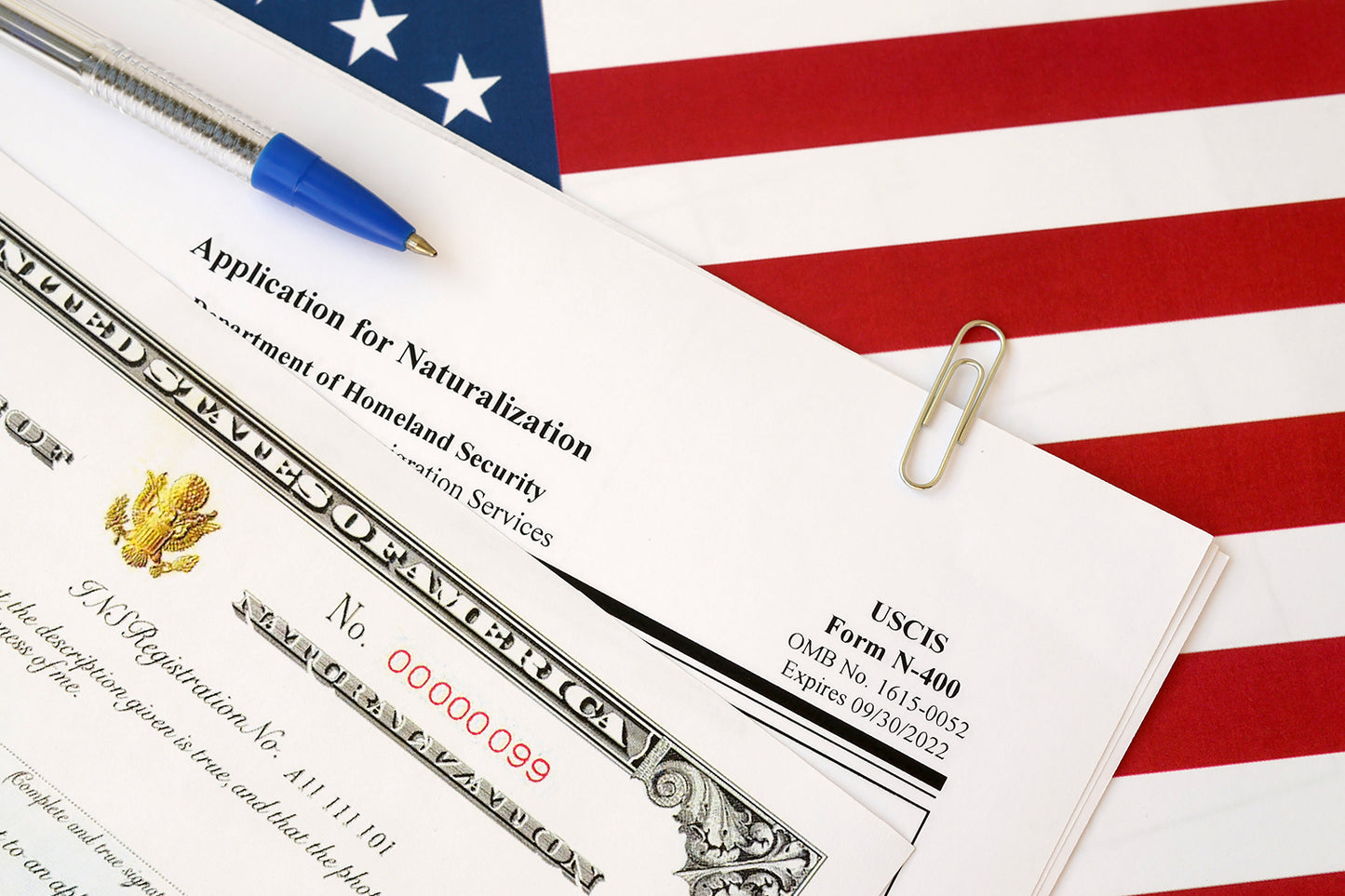 N-400, or Application for Naturalization