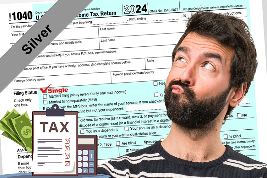 File Your Tax 1040 Single or MJS -Sliver