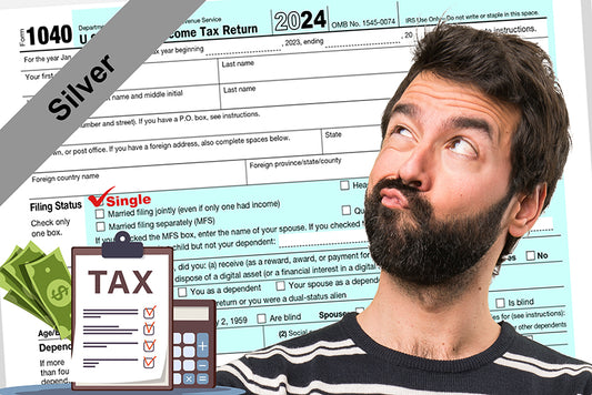 File Your Tax 1040 Single or MJS -Sliver