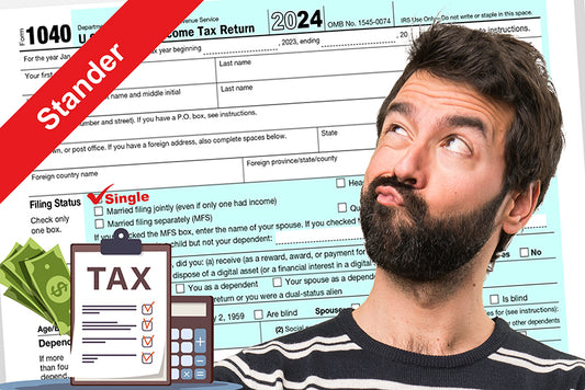 File Your Tax 1040 Single or MJS - Stander